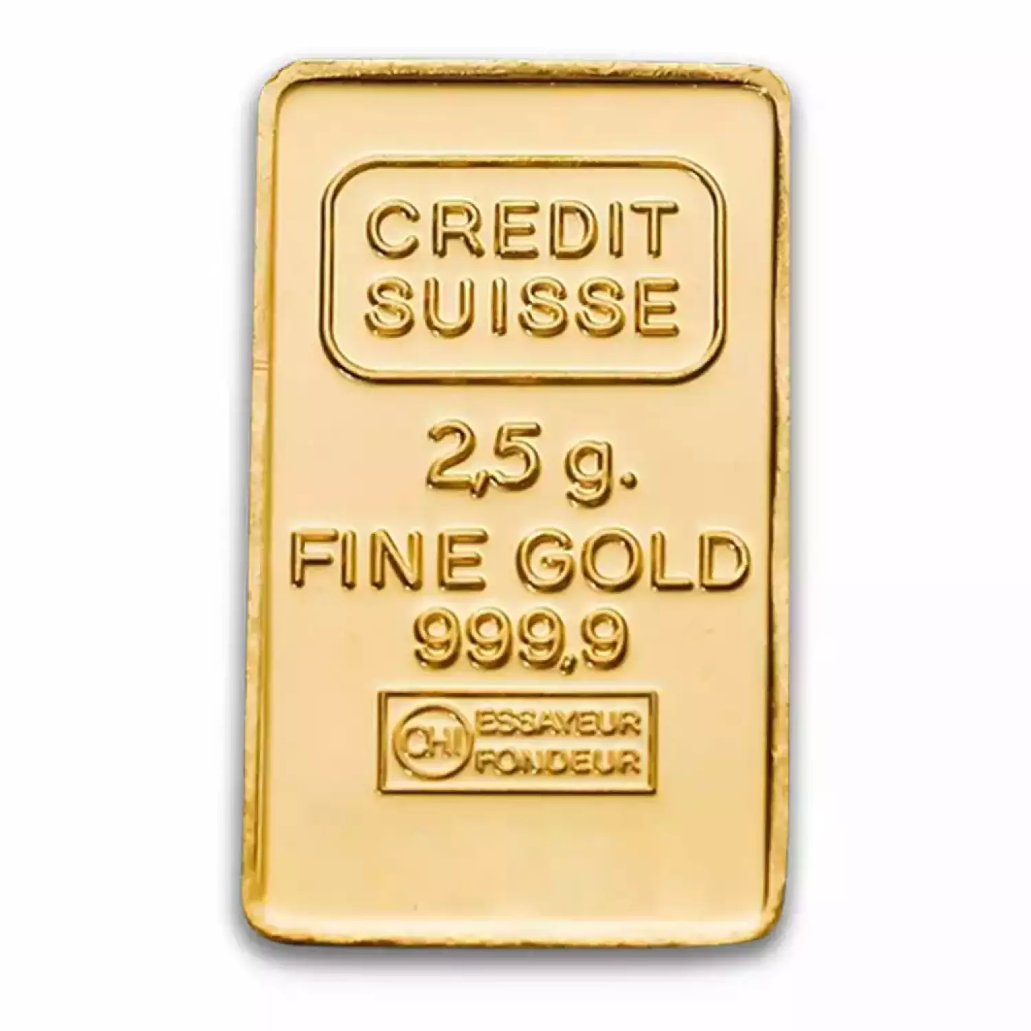 2.5 g Credit Suisse Gold Bar (2)