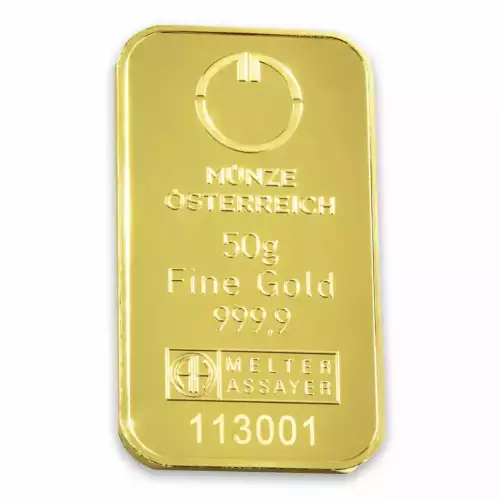 50 g Austrian Mint Gold Bar (2)