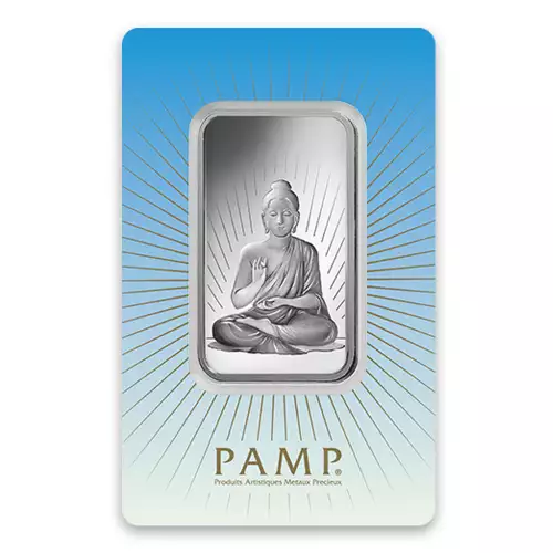 50 g PAMP Silver Bar - Buddha (3)