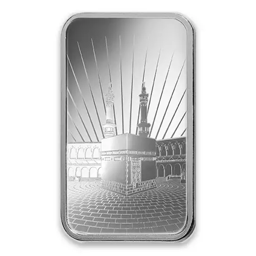 50 g Pamp Silver Bar - Ka `Bah. Mecca (2)