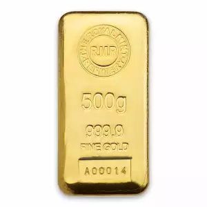 500 g Royal Mint Refinery Cast Gold Bar (2)