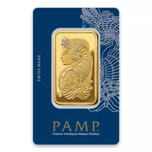50g PAMP Gold Bar Fortuna