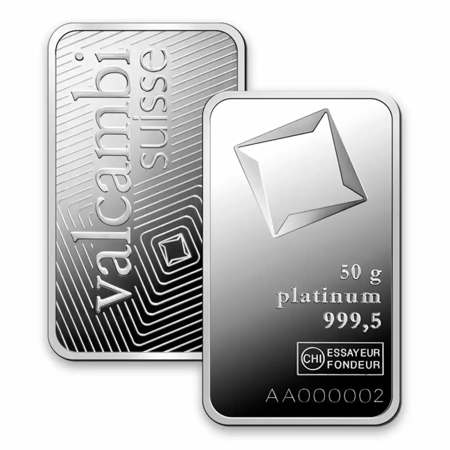 50g Valcambi Minted Platinum Bar (2)