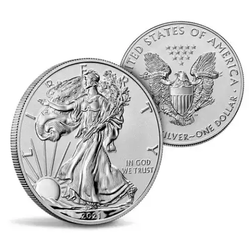American Eagle 2021 One Ounce Silver Reverse Proof Two-Coin Set Designer Edition (3)