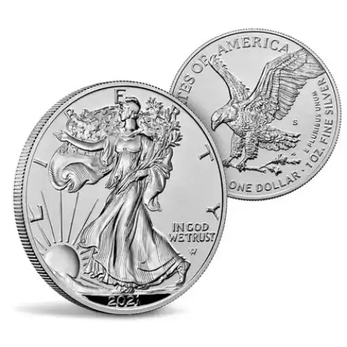 American Eagle 2021 One Ounce Silver Reverse Proof Two-Coin Set Designer Edition (4)