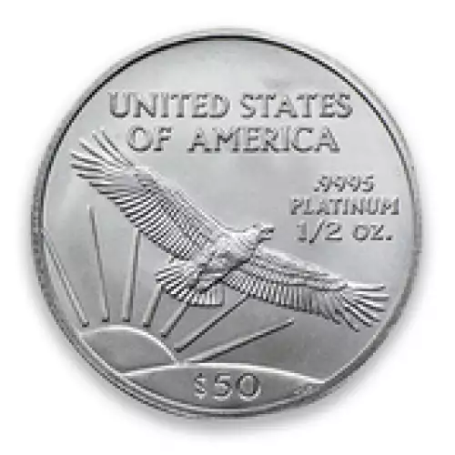 Any Year 1/2 oz American Platinum Eagle (2)
