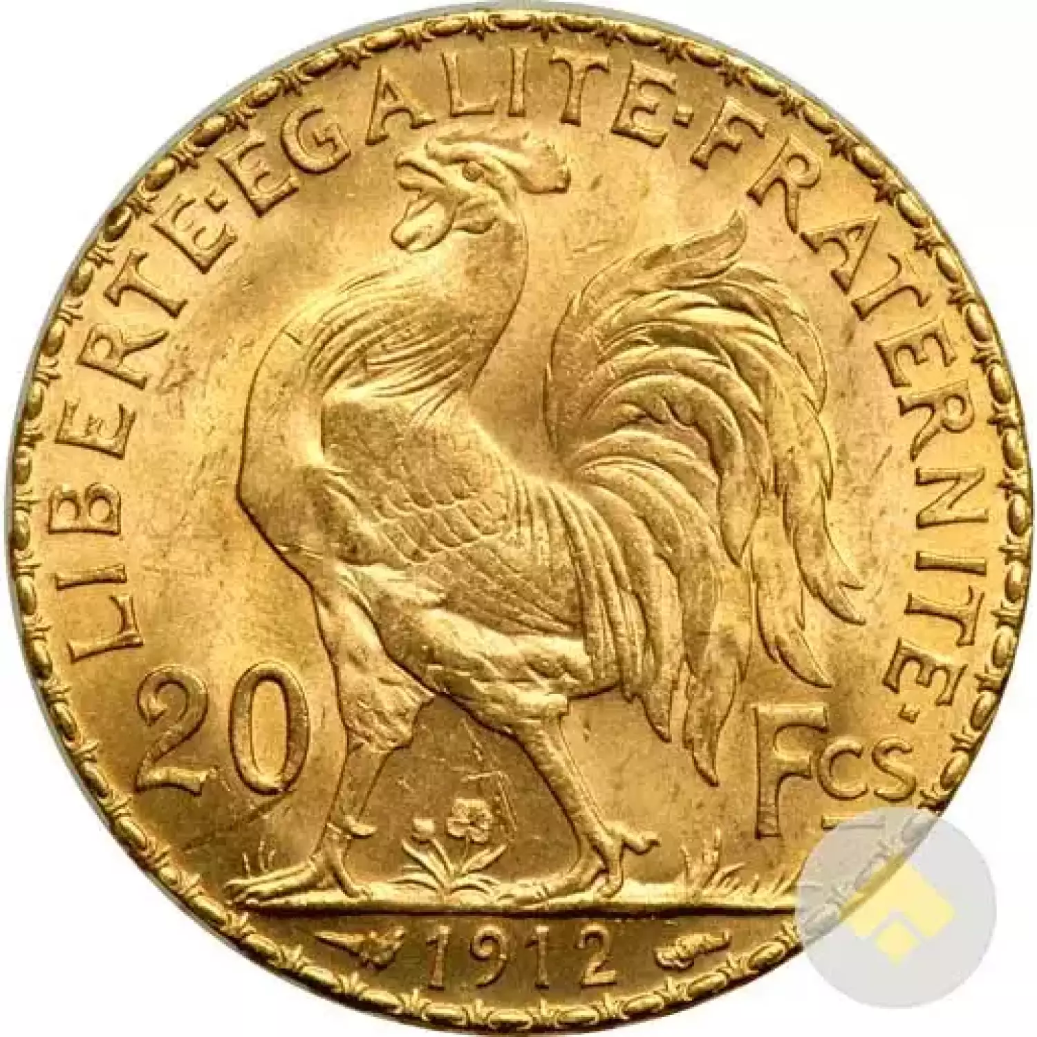 Any Year Gold French 20 Franc