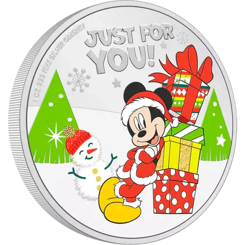 Disney Seasons Greetings- 2021 1oz Silver Coin (2)