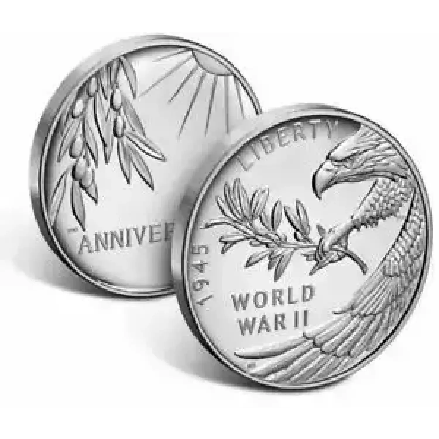 End of World War II 75th Anniversary Silver Medal (2)