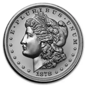 Intaglio 1878 High Relief Morgan dollar Tribute – 2 oz