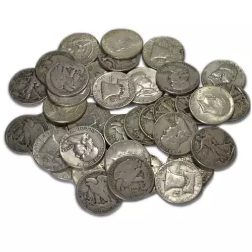 US 90% Silver Coinage - Pre 1965 - Halves